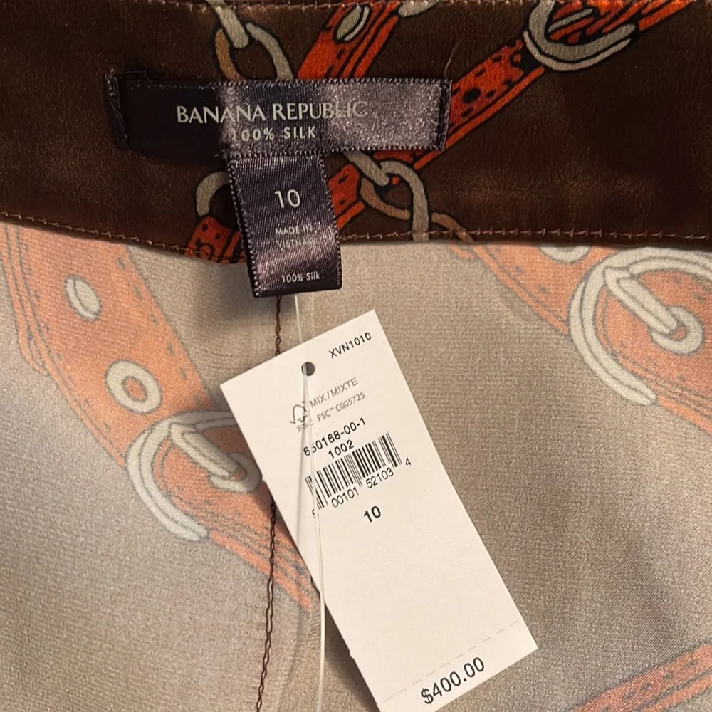 Banana Republic Belay Silk Pant Wide Leg